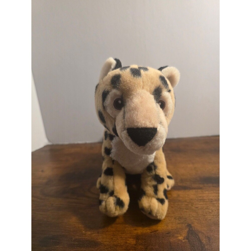 Stuffed Cheetah Plush Toy Aurora - Eco Nation - Eco Softies - 8"